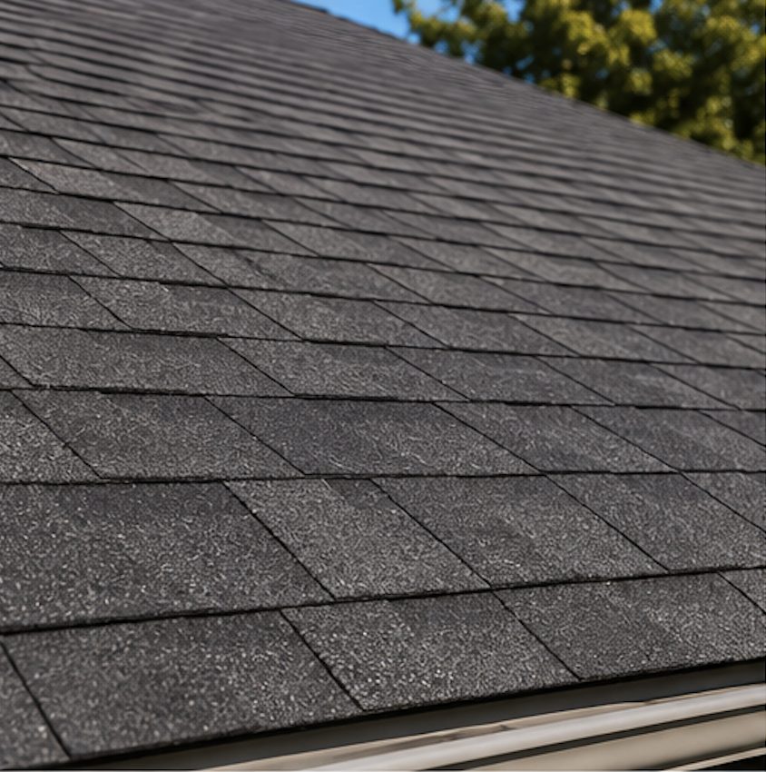 Asphalt shingles on a Canadian roof