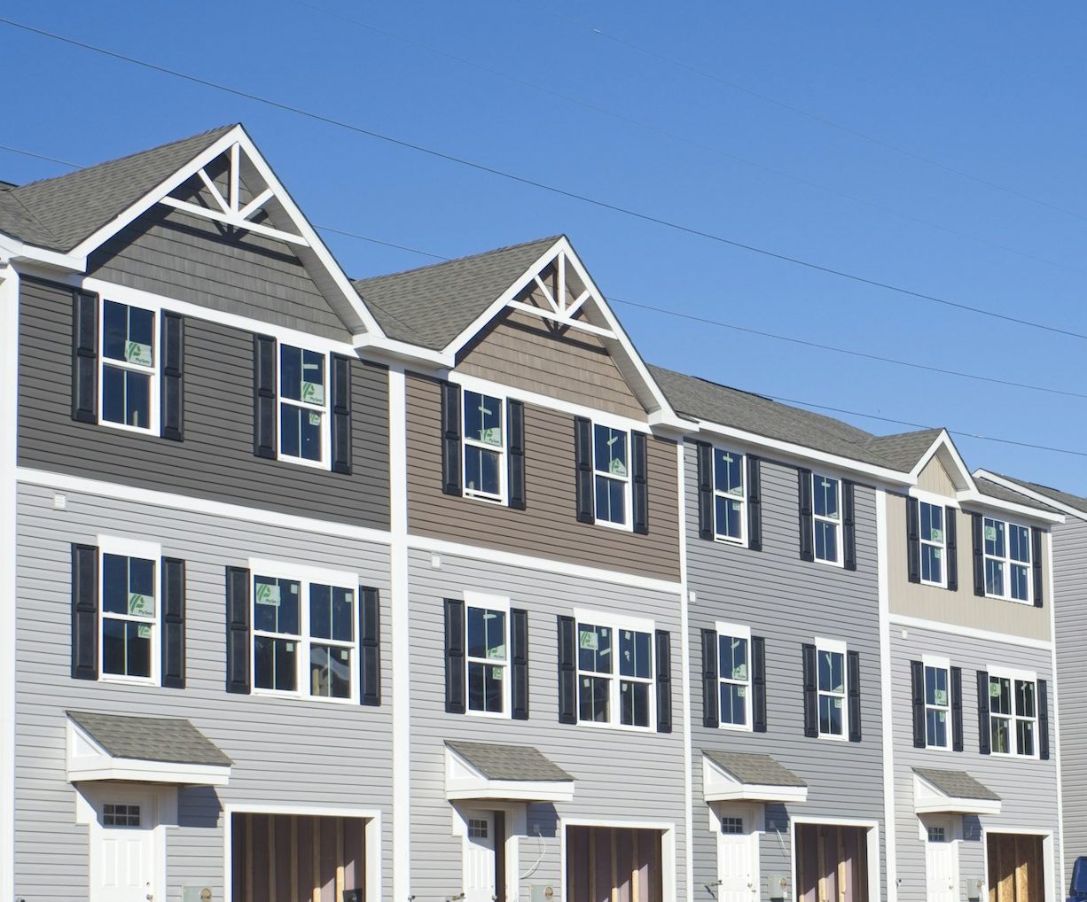 4 townhouses